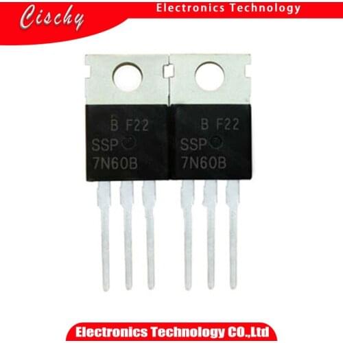 10pcs/lot SSP7N60B SSP7N60A 7N60B 7N60A 7N60 TO-220 cischy