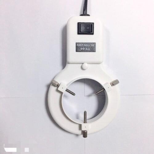 110v/220V in Internal Diameter of 60mm Integrated Microscope Light Source, the Ring-Shaped Light Source