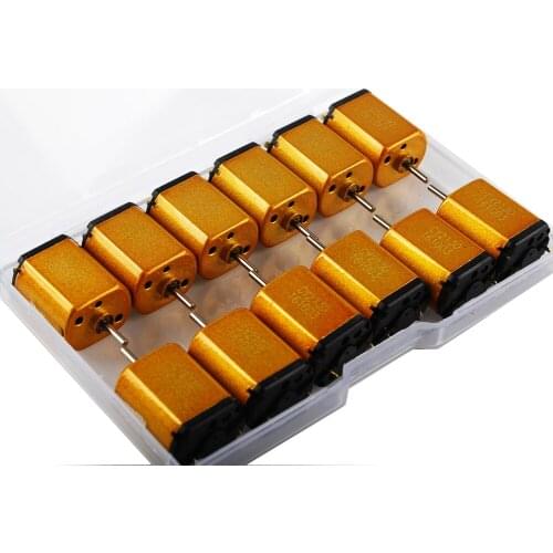 12pcs 030 Motor DC 3.7V High Speed Carbon Brush Motor with box for DIY Toy Car