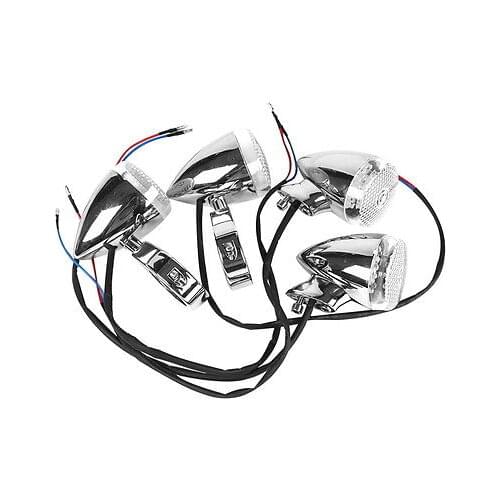 39mm Chrome Turn Signal Fog Light Relocation Fork Clamp For Harley Sportster