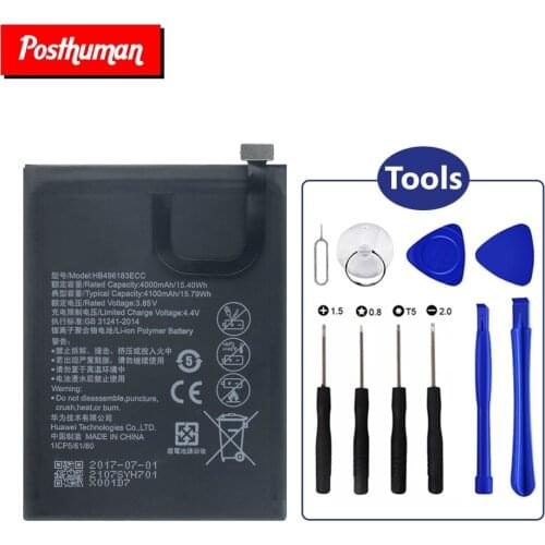 3.85V 4100mAh HB496183ECC Mobile Phone Battery For Huawei Enjoy 6 NCE-AL00 + Opening Tools Li-polymer Rechargeable phone battery