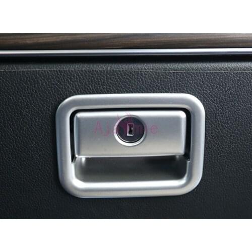Accessories For Toyota Land Cruiser 150 Prado LC150 FJ150 2010-2017 Interior Glove Storage Box Cover Trim Chrome Car Styling