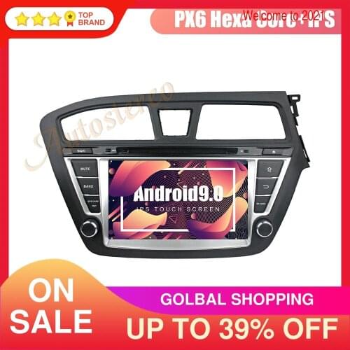 Autostereo Android 9.0 Car CD DVD Player GPS Navigation For HYUNDAI I20 2014-2019 Car Multimedia Player Recorder Radio Head Unit