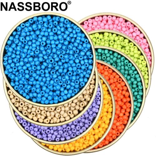 Approx.1000 2MM Charm Czech Glass Beads for Jewelry Making Rondelle SeedBeads Kralen DIY Bracelet Necklace Jewelry Accessories