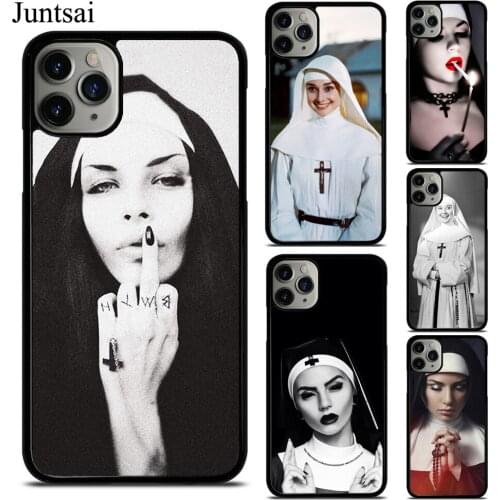 Sister Nun Case For iphone 12 Mini 11 Pro Max X XR XS Max SE 2020 6s 7 8 Plus 5 Cover