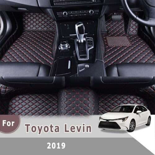 RHD Carpets Car Floor Mats For Toyota Levin 2019 Styling Custom Accessories Waterproof Decoration Full Surround Floorliners