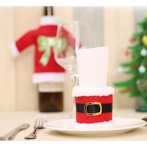 2019 Creative Explosive Christmas Decorations 4Pcs Napkin Rings Holder Party Banquet Dinner Table Christmas Decoration