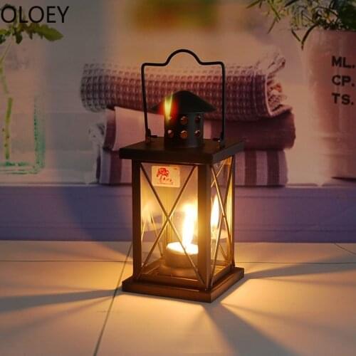 LISM Decorative Black Candlesticks