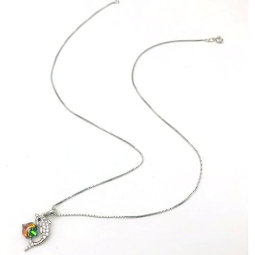 Trendy Jewelry 2021 Animal Design Necklace made with Austrian Crystal for Girls Party Bijoux Fashion Lovely Women Jewellery Gift