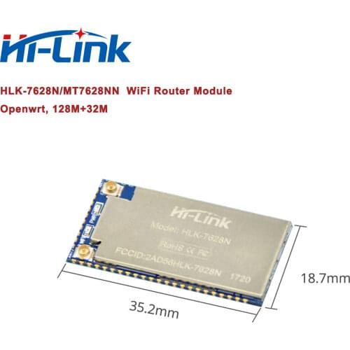 MT7628 Wireless WiFi Module with UART/USB/Ethernet/GPIO Interface Openwrt HLK-7628N