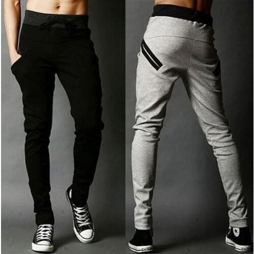 Mens casual breeches trendy, Harlan trousers, small legged mens trousers