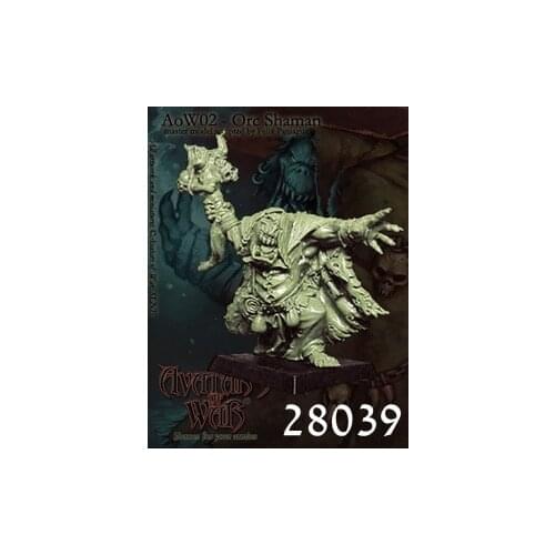 Model kit resin kit Avatars of War 28039 WFB Orc Orc Shaman