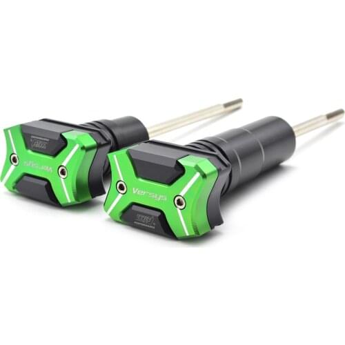 Motorcycle Frame Crash Pads Engine Case Sliders Protector Falling Protection For Kawasaki Versys 2015 CNC Aluminum