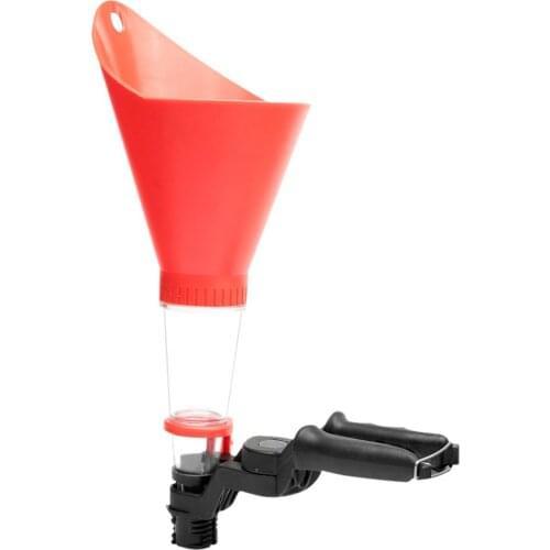 Detachable Universal Engine Oil Funnel Oil Filling Funnel with Clamp Base Bracket Adjustable Int for Adding Oil to Auto Vehicles