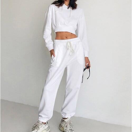 Leisure Suit Sports Hoodie Pure Cotton Couples Style Spring and Autumn Tip Goods Wind Sweatshirt Lazy Beauty Love