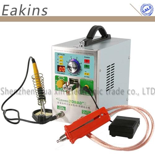 709AD+ 4 IN 1 Welding Machine Fixed Pulse Welding Constant Temperature Soldering Triggered Induction Spot Welding