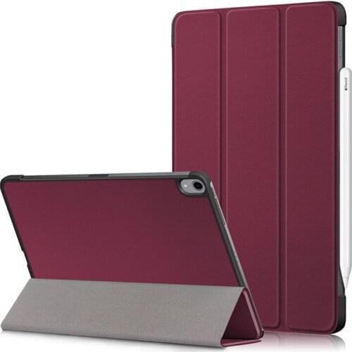 Ultra Slim PU Leather Case for iPad 10.9 2020(Air 4th Gen) Funda Stand Sarmt Cover for iPad Air 4 Case with Auto Sleep Wake UP
