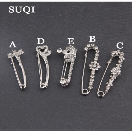 Vintage large pins 2018 Dragonfly Heart-shaped and brooches center collar lapel pins badge Stars Crown rhinestone brooch jewelry