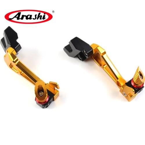 Arashi For YAMAHA YZF R6 2006-2016 Rear Foot Pegs Rearset Passenger Footpegs YZF-R6 2006 2007 2008 09 10 11 12 13 14 15 16