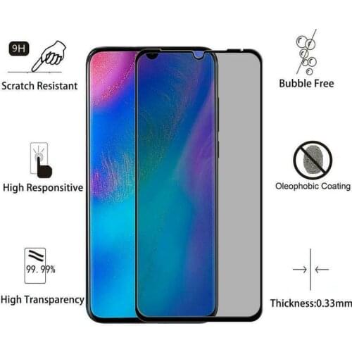 Anti-Spy Privacy Tempered Glass Silk Screen Protector for HuaWei Mate 20 30 P20 P30 P40 P50 Lite E Pro 4G 5G 100pcs