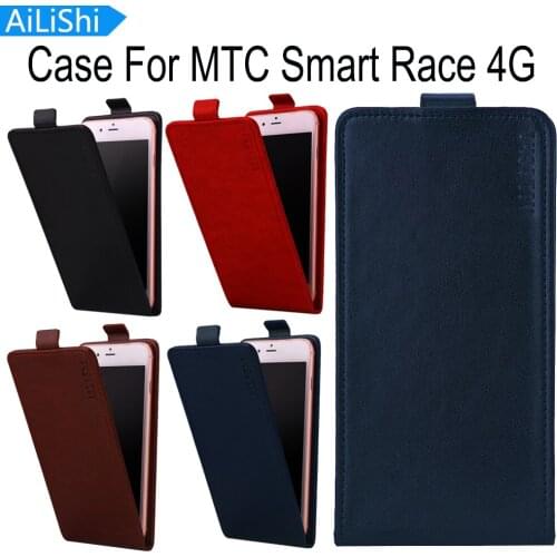 AiLiShi New Arrive Top Quality Up And Down Flip Fashion Leather Case PU Protective Cover Skin Luxury For MTC Smart Race 4G Case
