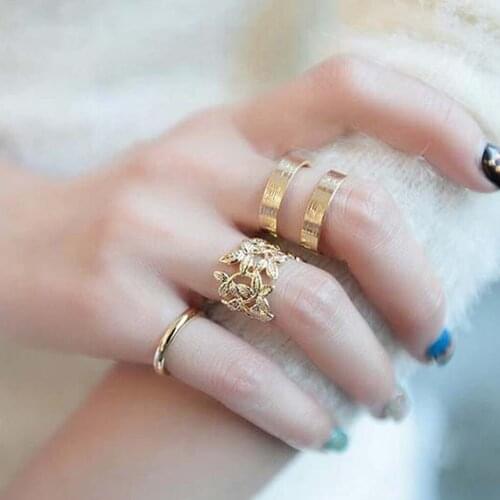 Женские золотые кольца BGVfive China At AliExpress
