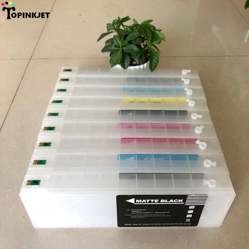 Bulk Hot Sales 700ml refill ink cartridge for Epson 7890 9890 7908 9908 refillable ink cartridge with reset chip