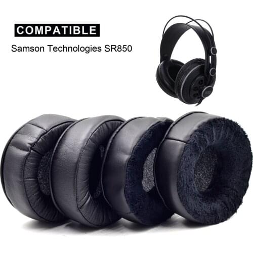 Defean replacement Ear pads Earpad cushion foam for Samson Technologies SR850 Semi Open-Back Studio Reference Headphones
