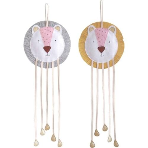 Lion Hair Bow Holder Clip Hanger Headband Storage Organizer Wall Hanging Decorations for Baby Girls Room