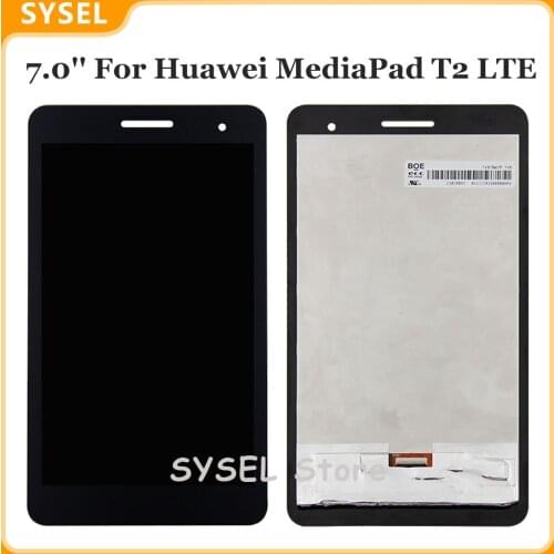 For Huawei MediaPad T2 7.0 LTE Lcd BGO-DL09 BGO-L03 LCD Display Digitizer Screen Touch Panel Sensor Assembly With frame+ Tools