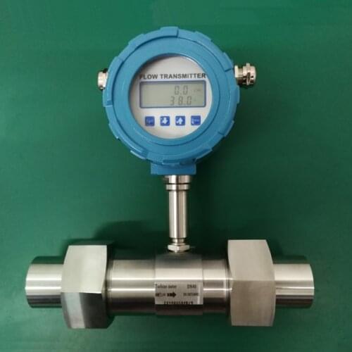 High Pressure Hydraulic Oil Flowmeter \ Fuel Oil \ Silicone Oil \ Kerosene \ Turbine Meter \ Pulse