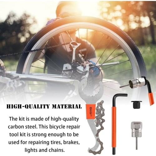 Mountain Bike Repair Tools Bicycle Bottom Shaft Removal Steel Tool Flywheel Removal Chain Breaker Extractor MTB Bicycle Tool