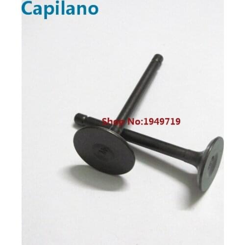 Motorcycle YBR125 engine valve include inlet outlet valve stem (intake exhaust) good quality for Yamaha 125cc YBR 125 spare part