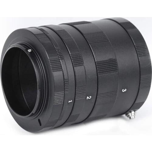 Metal Black Close-Up Lens Ring Macro Photography Extension Adapter Tube for Olympus M4/3 Mount Mirrorless Camera Extension Adapt