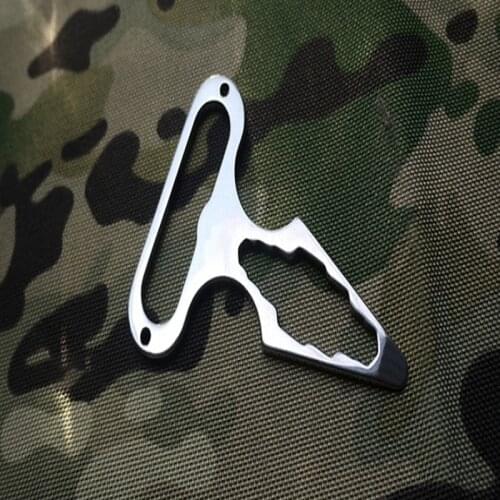 Teenagers Children Safety Survival Self Defense Stinger Drill Tool, Women Portable Stainless Steel Bottle Opener/Stinger Drill