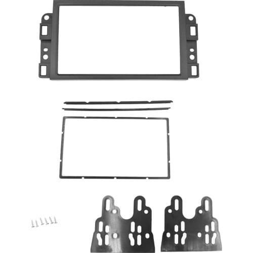 2 DIN Car Radio Frame Fascia for 2006-2011 Chevrolet Lova Captiva Gentra Aveo Epica Stereo Dash Install Trim Panel