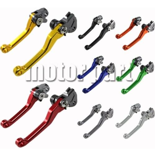 Motocross CNC Pivot Brake Clutch Levers For 2007-2015 Suzuki RMZ250 RMZ450 RMZ 250 450 Street bikes Offroad 08 09 10 11 12 13 14