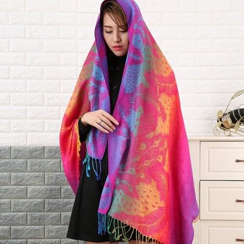 New design brand jacquard cotton scarf colorful ethnic travel shawl autumn and winter tassel cotton warm scarf headscarf SP121