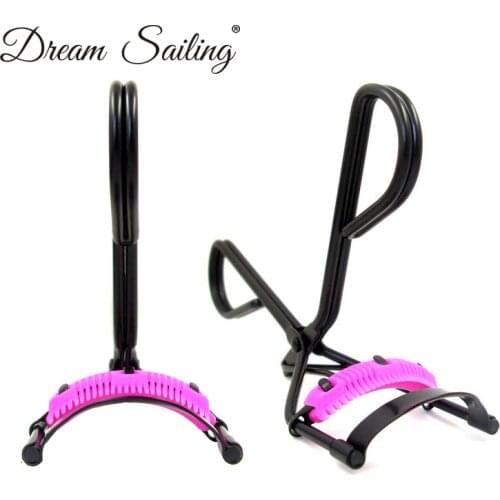 1pc Woman False Eyelashes Curler Clip With Black Handle Tweezers stainless steel Makeup Cosmetic Tools Beauty Salon Accessory