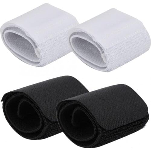 1Pair Soccer Shin Guard Stay Fixed Bandage Tape Shin Pads Adjustable Elastic Sports Bandage Sport Fixing Belt