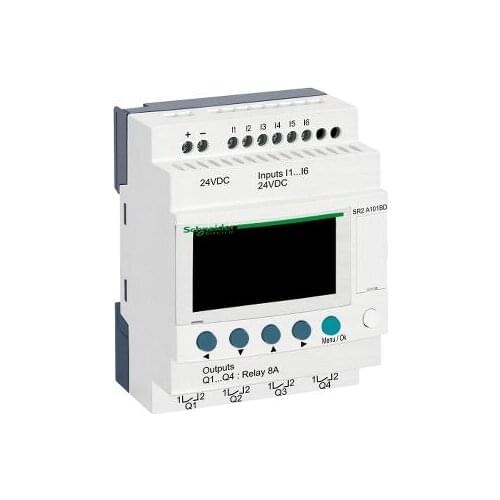 SR2A101BD Compact smart relay Zelio Logic - 10 I O - 24 V DC - no clock - display