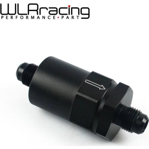 WLR RACING - AN - 6 (AN6) Black Anodised Billet Fuel Filter 30 Micron WLR-SLF0209-06