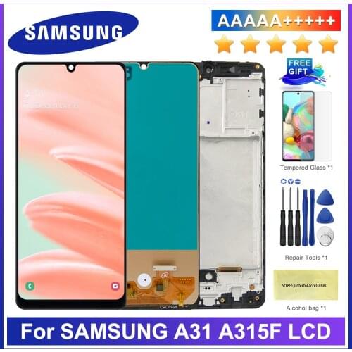 6.4" New For Samsung Galaxy A31 LCD Display Touch Screen Digitizer Assembly Replacement For Samsung A31 A315 A315F LCD