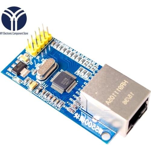 1pcs For Arduino W5500 Ethernet Network Modules For Arduino TCP/IP 51/STM32 SPI Interface 3.3V 5V I/O MCU