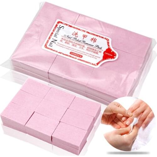 Lint-Free Wipes Nails Napkins Nail Polish Remover Manicure Wipes Gel Nail Polishes Cleaning 100% Cotton Napkins Nail Art Tool