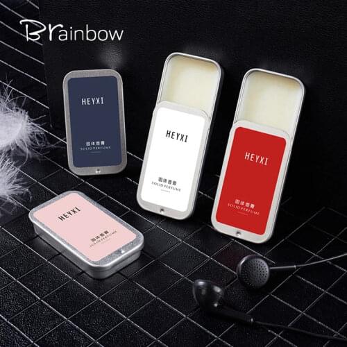 Brainbow 1PC Portable Solid Balm Perfume Fragrance Solid Balm Mild Long Lasting Aroma Deodorant Fragrance Body Antiperspirant