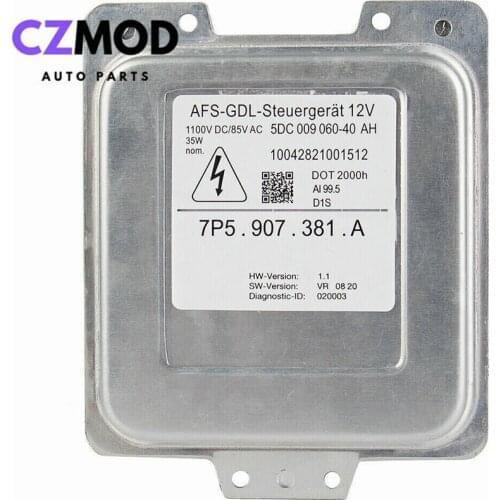 CZMOD OEM New 7P5907381A Headlight D1S HID Xenon Ballast AFS-GDL-Steuergerät 5DC 009 060-40 AH For Porsche Cayenne 958