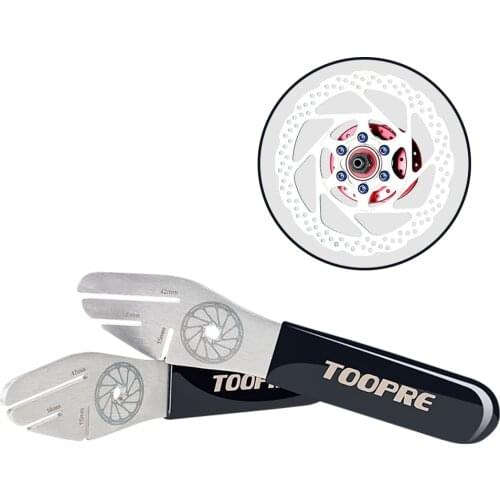 MTB Bicycle Disc Brake Rotor Flattening Tools 15/18/42mm Mountain Bike Disc Rotors Alignment Truing Wrench Stainless Steel
