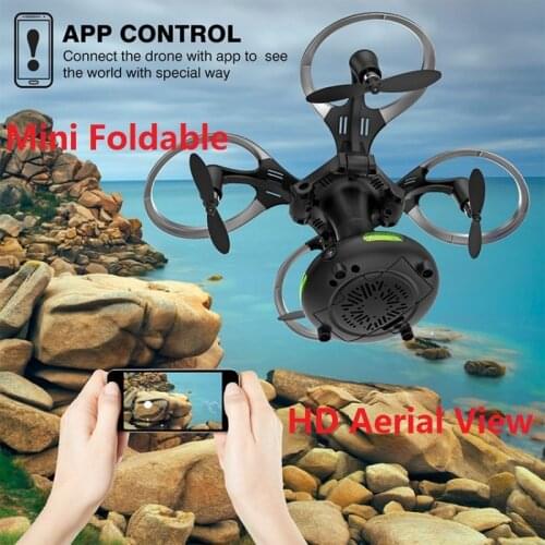 2018 hot toys ball design RC Helicopter Wifi Foldable Pocket Drone Ball Mini Folding Dron with HD Camera