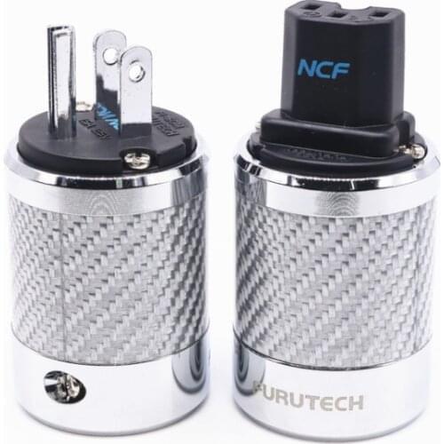Furutech FI-E50 / FI-50 NCF Nano Schukostecker Crystal power rhodium plating supply plug grade high end box 15A 125V